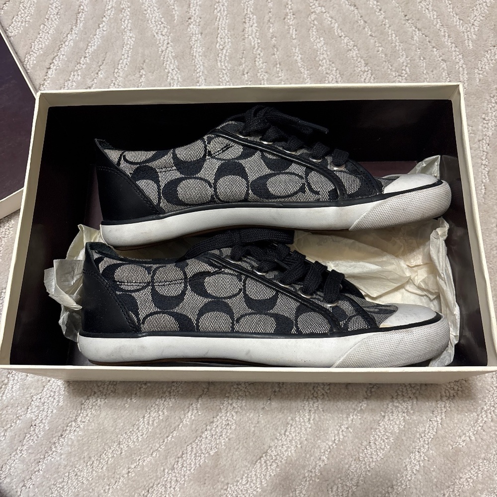 Coach monochrome sneakers